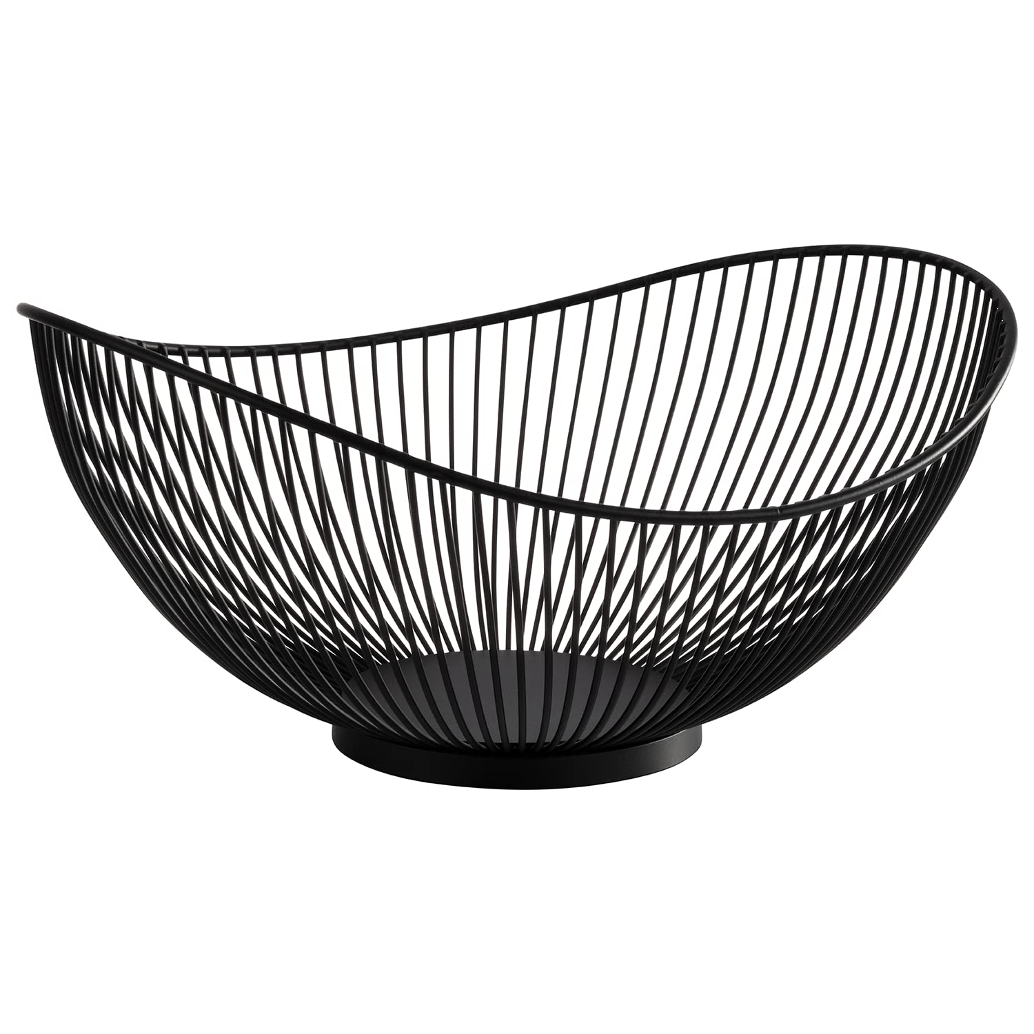 aps-svart-korb-metall-schwarz-rund-20-cm-brotkorb image 3