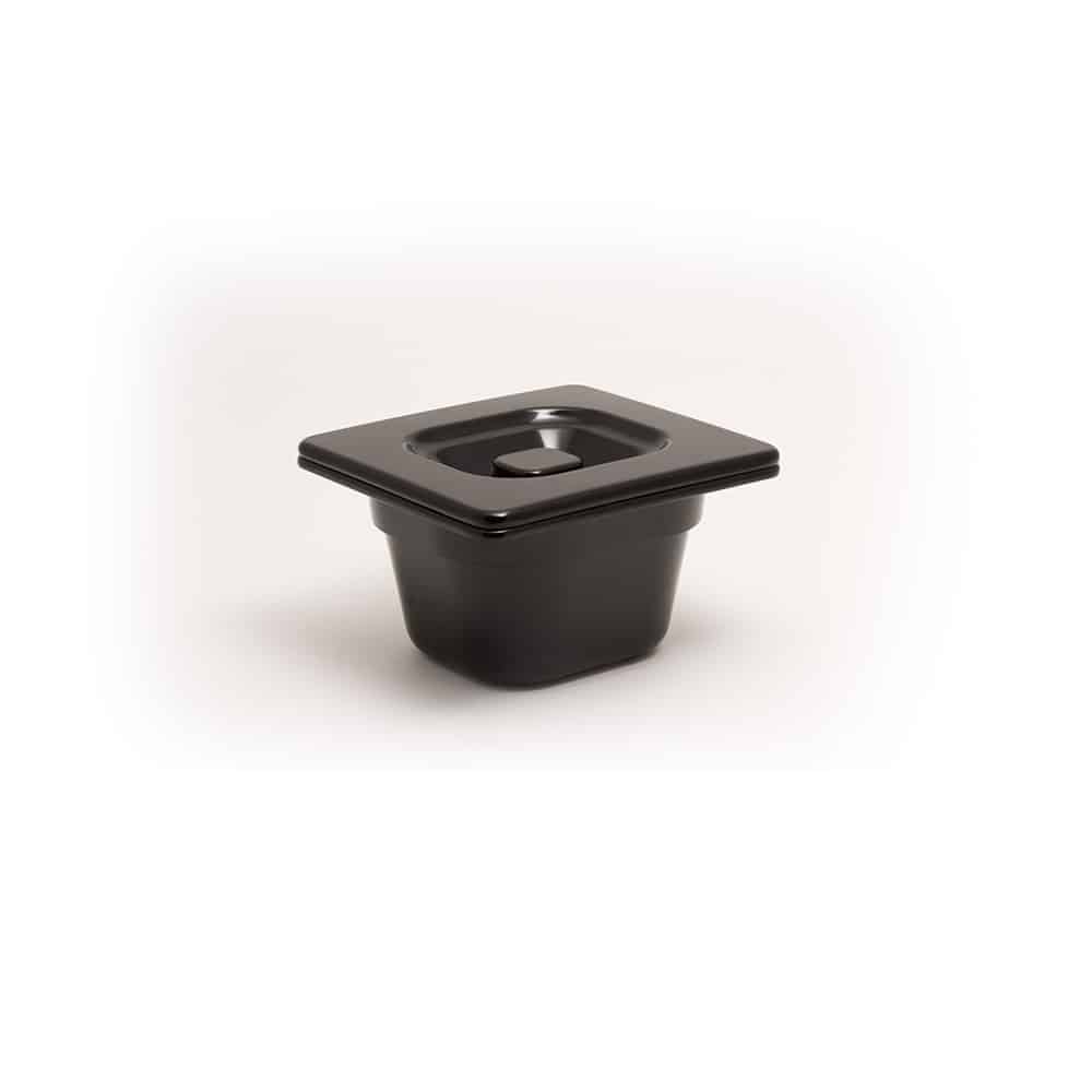 primeware-quality-melamine-gn-1-6-deckel-schwarz-melamin image 1