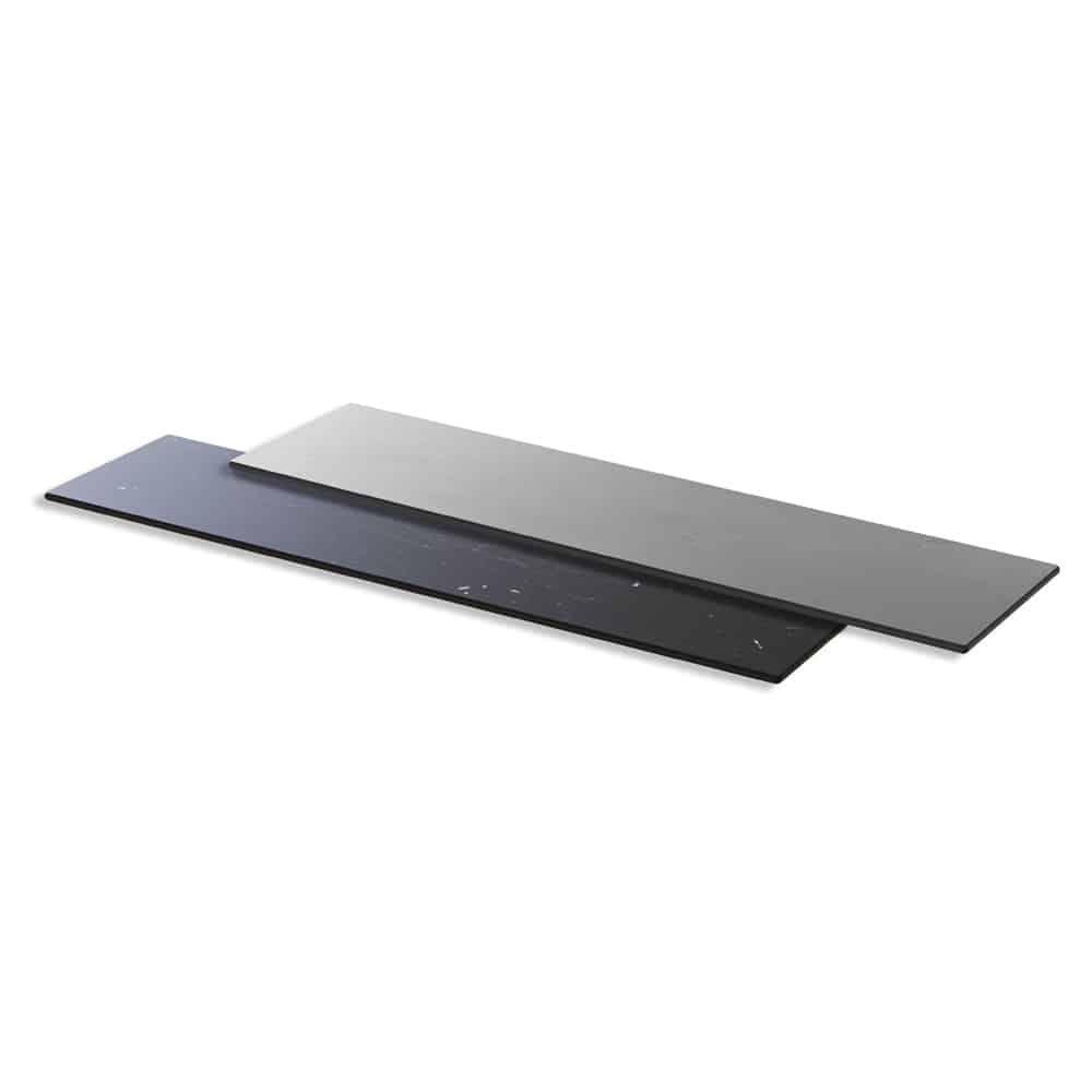rosseto-hpl006cgbm-buffetplatte-schmal-wendbar-beton-marmor image 1