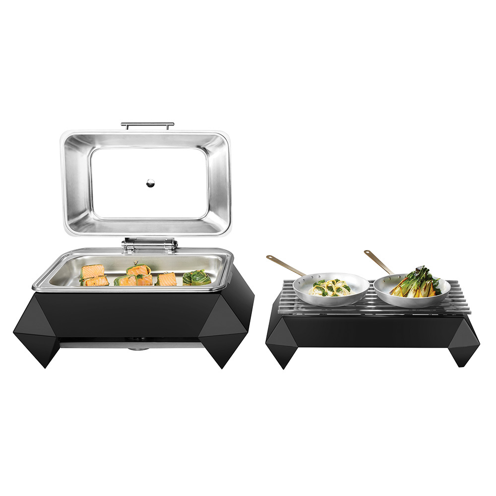 rosseto-diamond-sm274-chafing-rahmen-schwarz-18-cm image 2