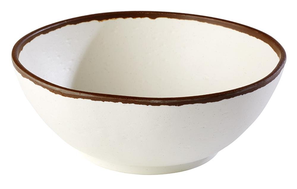 aps-marone-84577-schale-melamin-creme-braun-21-cm image 1
