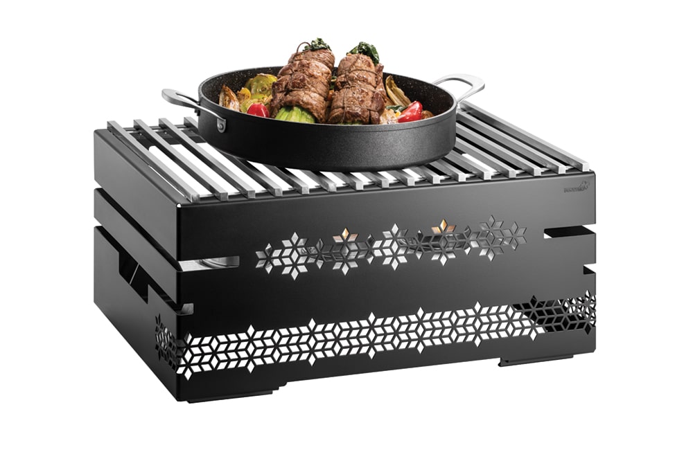rosseto-mosaic-multi-chef-sk066-chafing-dish-schwarz-10-zoll image 2