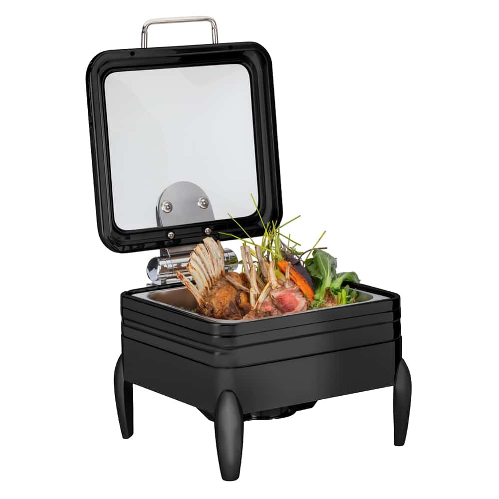 rosseto-de-luxe-cp402f-bk-chafing-dish-glasdeckel-schwarz image 1