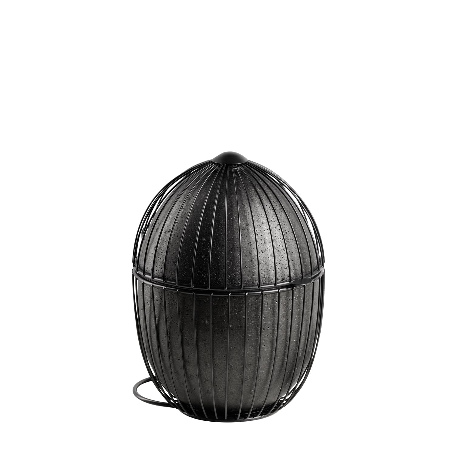 aps-ovo-30480-eierkorb-metall-schwarz-f-r-35-eier-23-cm image 1