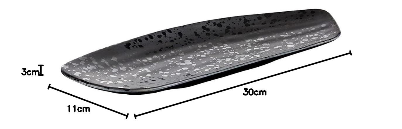 aps-nero-84379-tablett-glamour-melamin-schwarz-30x11-cm image 2