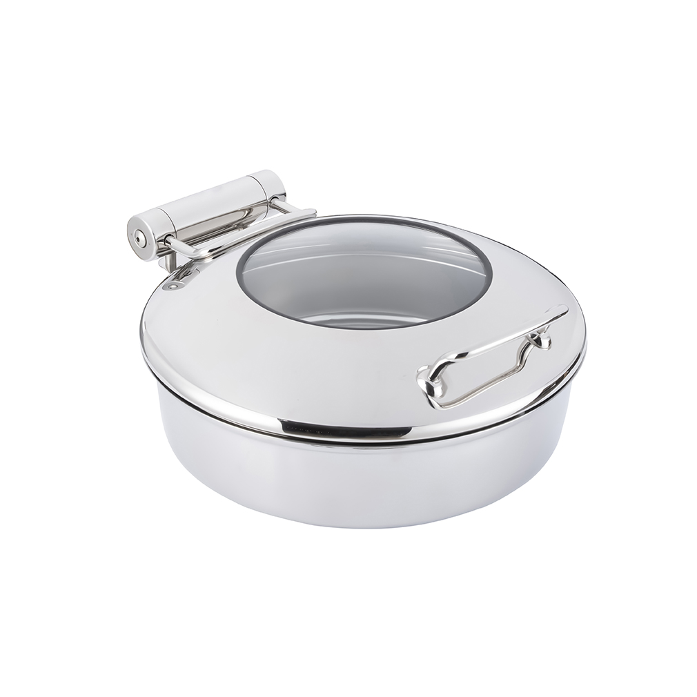 rosseto-vista-chafing-dish-chrom-rund-4-22-qt-chafing-pot-topf image 1