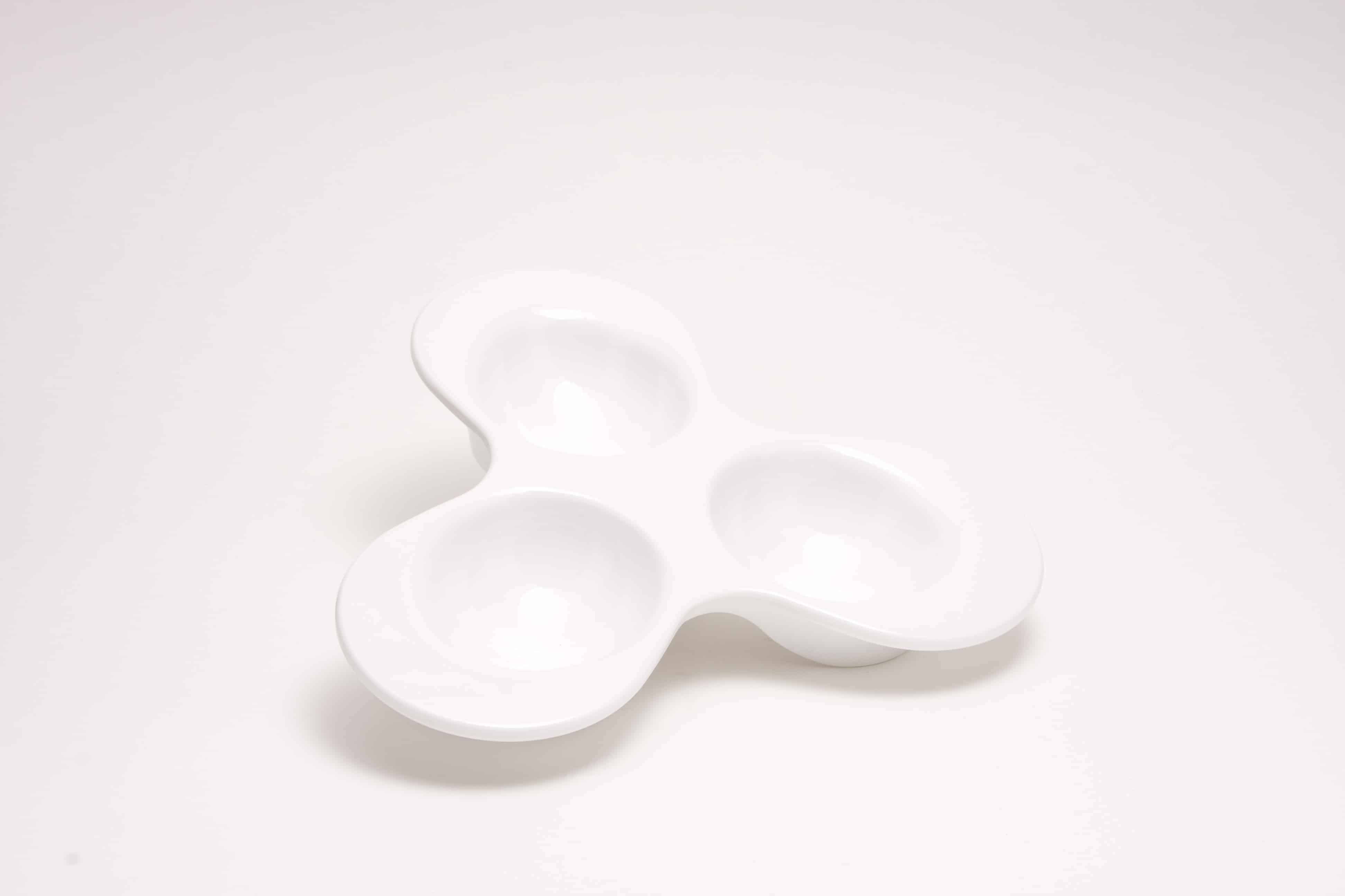 primeware-quality-melamine-tapas-schale-kleeblatt-wei image 1
