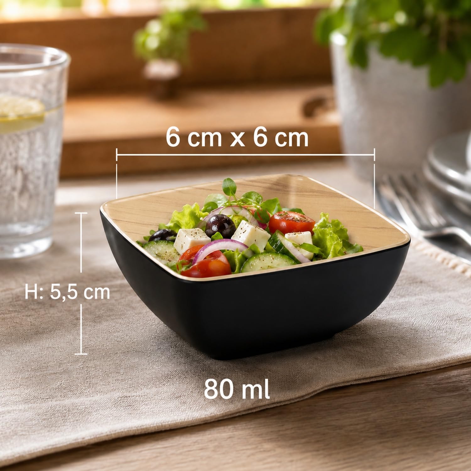 aps-table-frida-schale-melamin-2-65-l-schwarz-holzoptik image 2