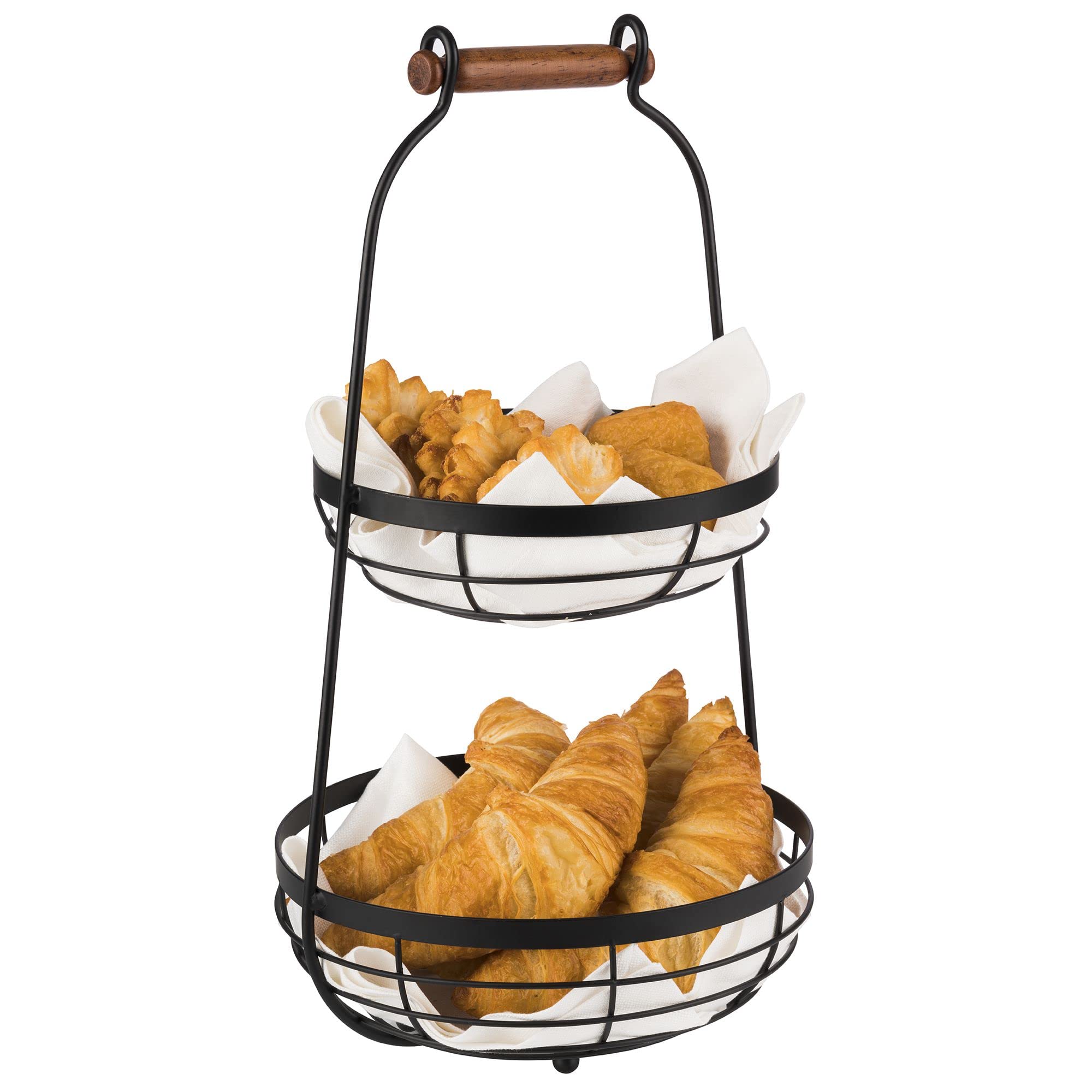 aps-frames-serviergestell-etagere-2-stufig-schwarz-48-cm image 3