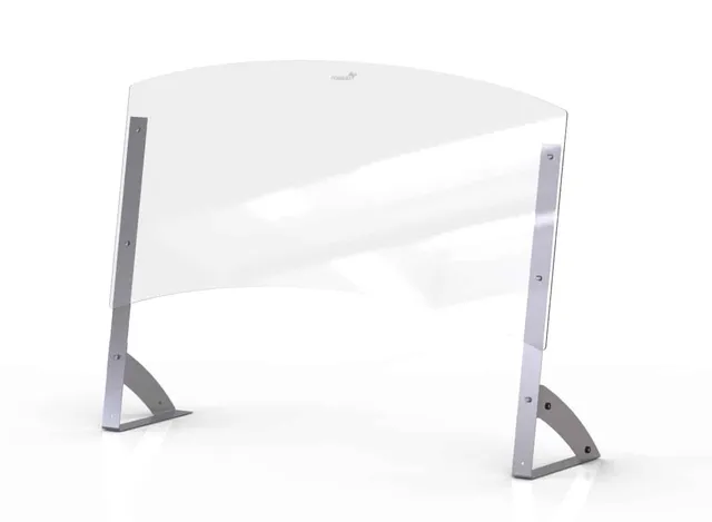 rosseto-safety-ag204-spuckschutz-klar-122-cm-durchreiche image 1