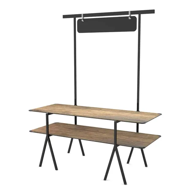rosseto-modulite-mt-2001wb-tisch-system-walnuss-2-stufig-set image 1