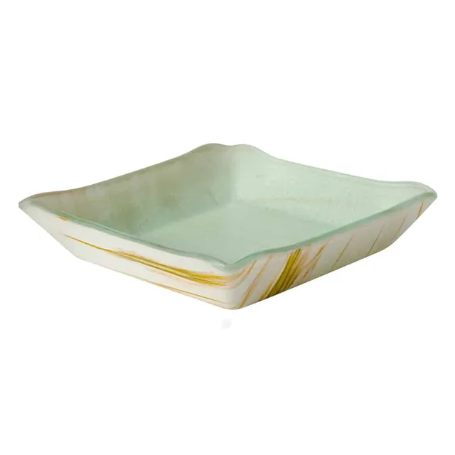 rosseto-aroma-gls063gw-glasschale-eckig-gold-wei-konisch image 1