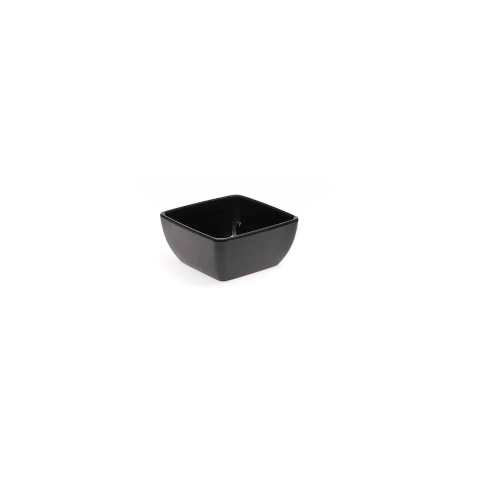 primeware-quality-melamine-schale-15cm-schwarz-eckig image 1