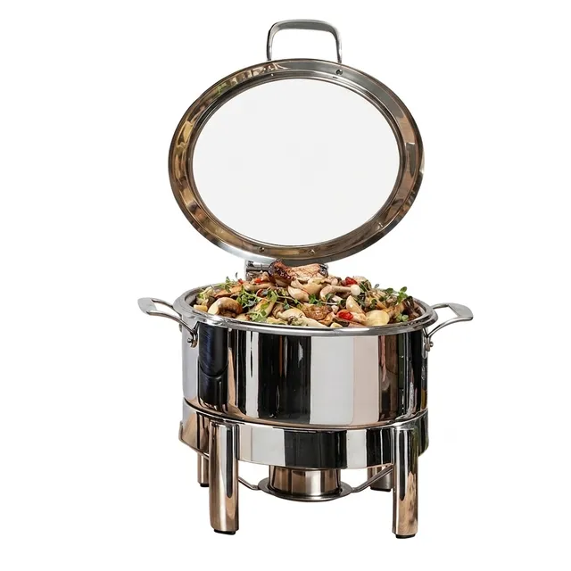 rosseto-le-dish-gwd300k-ch-chafing-dish-4-5-l-chrom image 1