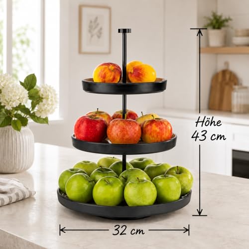 aps-frida-85211-etagere-3-stufig-melamin-schwarz-43-cm image 8