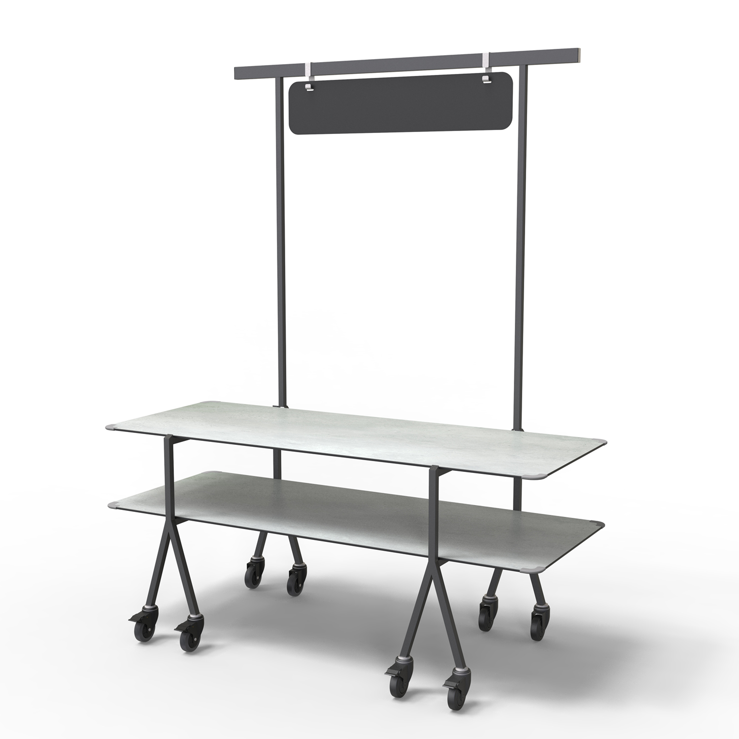 rosseto-modulite-mt-2003cgbw-buffettisch-beton-grau-tafel image 1
