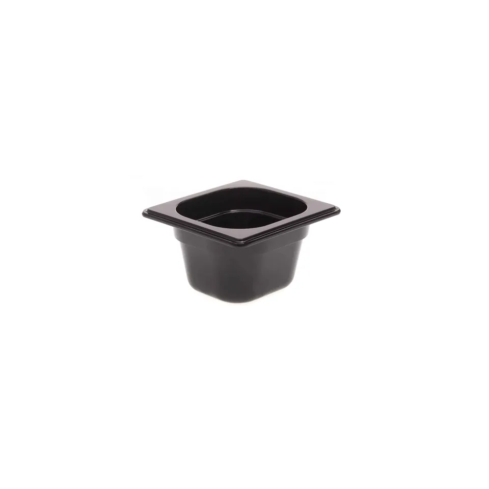 primeware-quality-melamine-gn-1-6-beh-lter-65mm-schwarz-melamin image 1