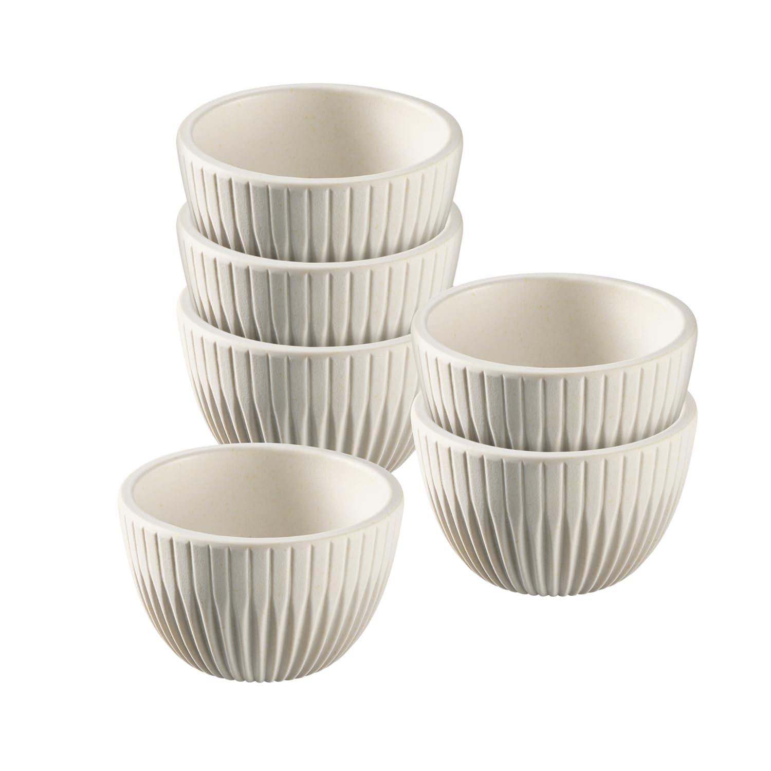aps-lineo-85336-dipsch-lchen-melamin-6er-set-30-ml-cremewei image 3