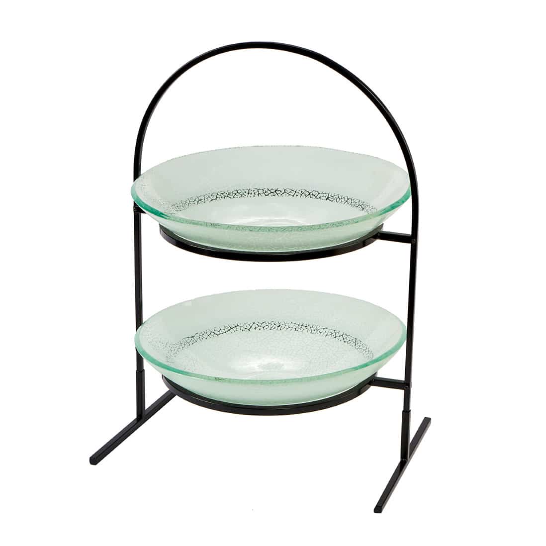 rosseto-gst08fwfp-etagere-2-st-ckig-mit-glasschalen image 3