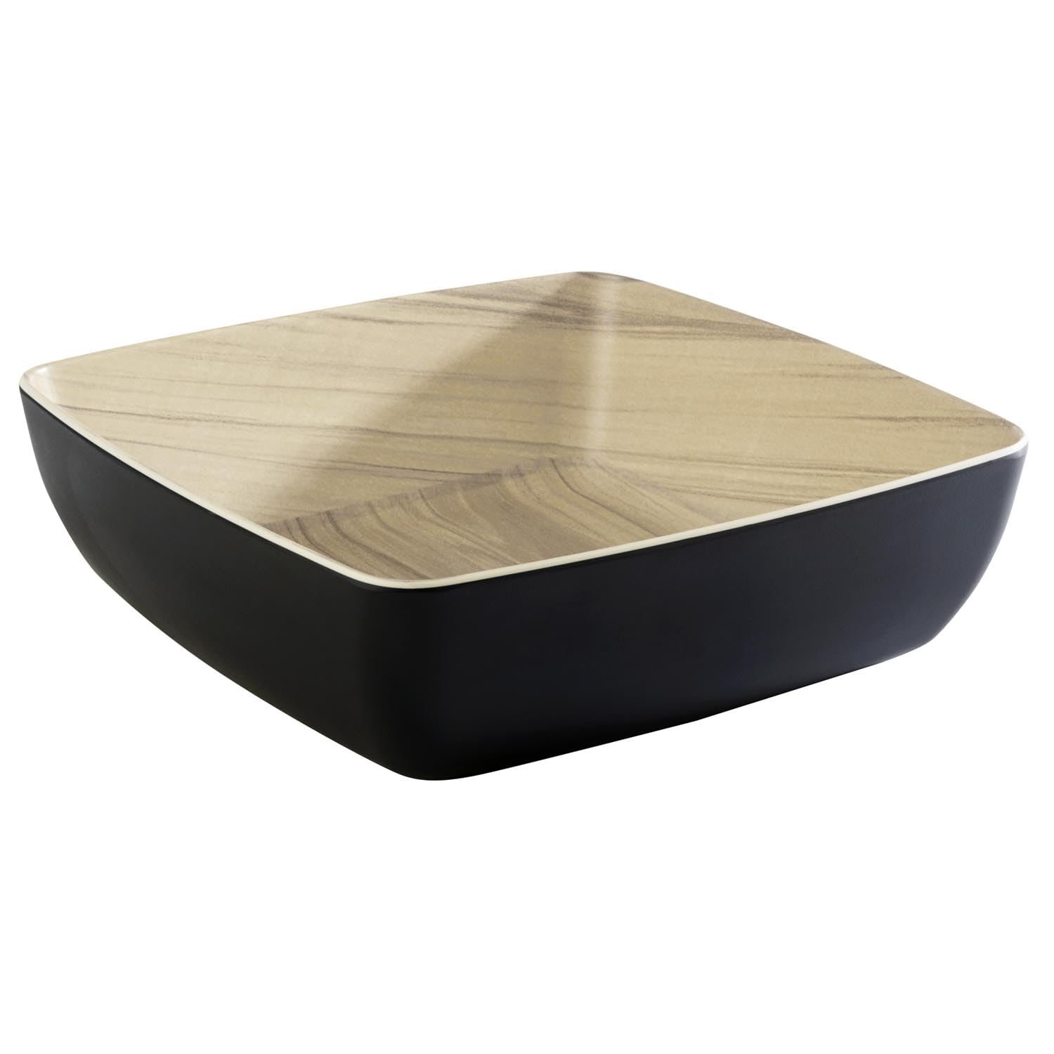aps-table-frida-schale-melamin-2-65-l-schwarz-holzoptik image 1
