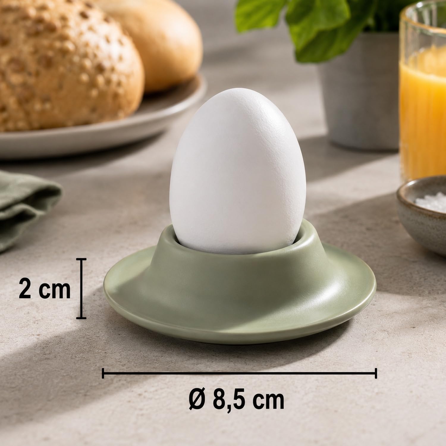 aps-table-85295-eierbecher-melamin-gr-n-8-5-cm image 2