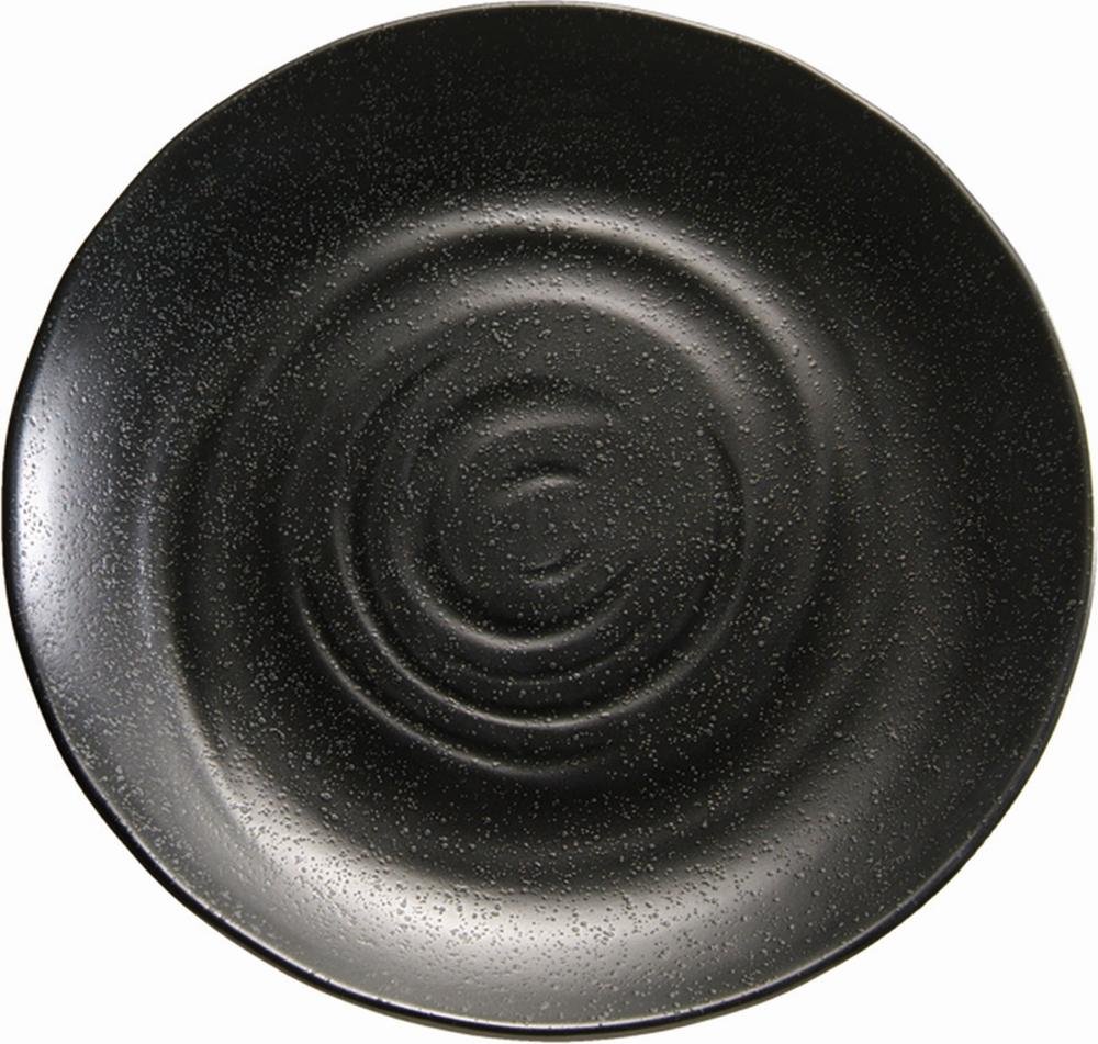 aps-zen-83941-teller-melamin-schwarz-28-cm-steinoptik image 1