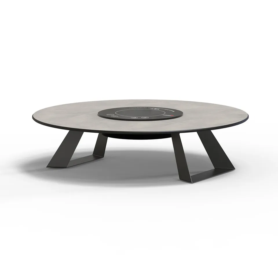 rosseto-alto-buffetst-nder-rund-25-zoll-betongrau-hplrsi89 image 1