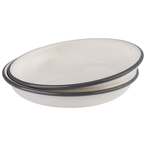aps-pure-tiefe-teller-emaille-22-cm-2er-set-cremewei image 6