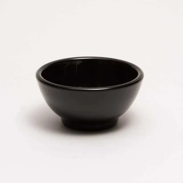 primeware-quality-melamine-sch-ssel-rund-schwarz-9-cm image 1