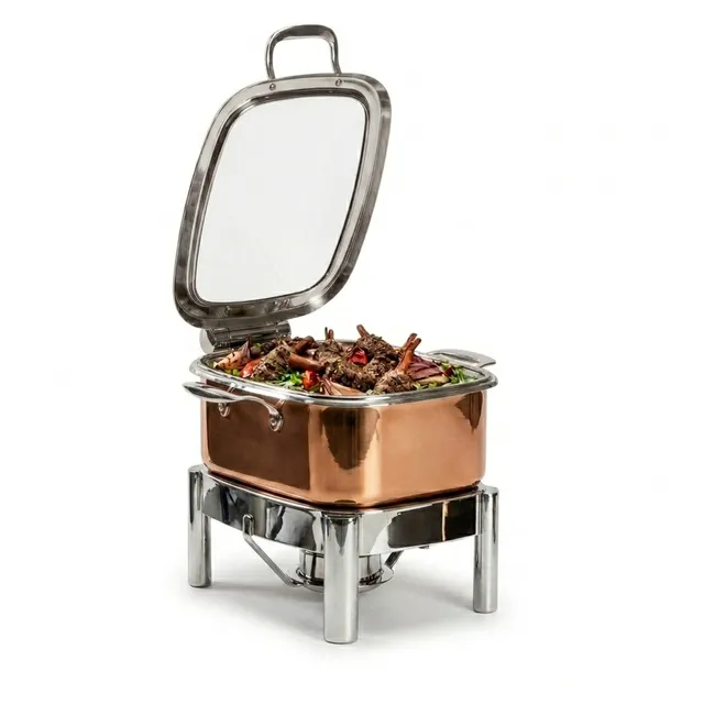 rosseto-le-dish-gwd295k-gr-chafing-dish-gold-eckig-4-2-qt image 1