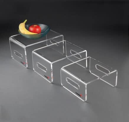rosseto-rdc107-buffetst-nder-acryl-klar-rechteckig-3er-set image 1