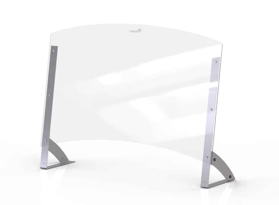 rosseto-avant-guarde-ag203-hustenschutz-122-cm-mit-durchreiche image 1