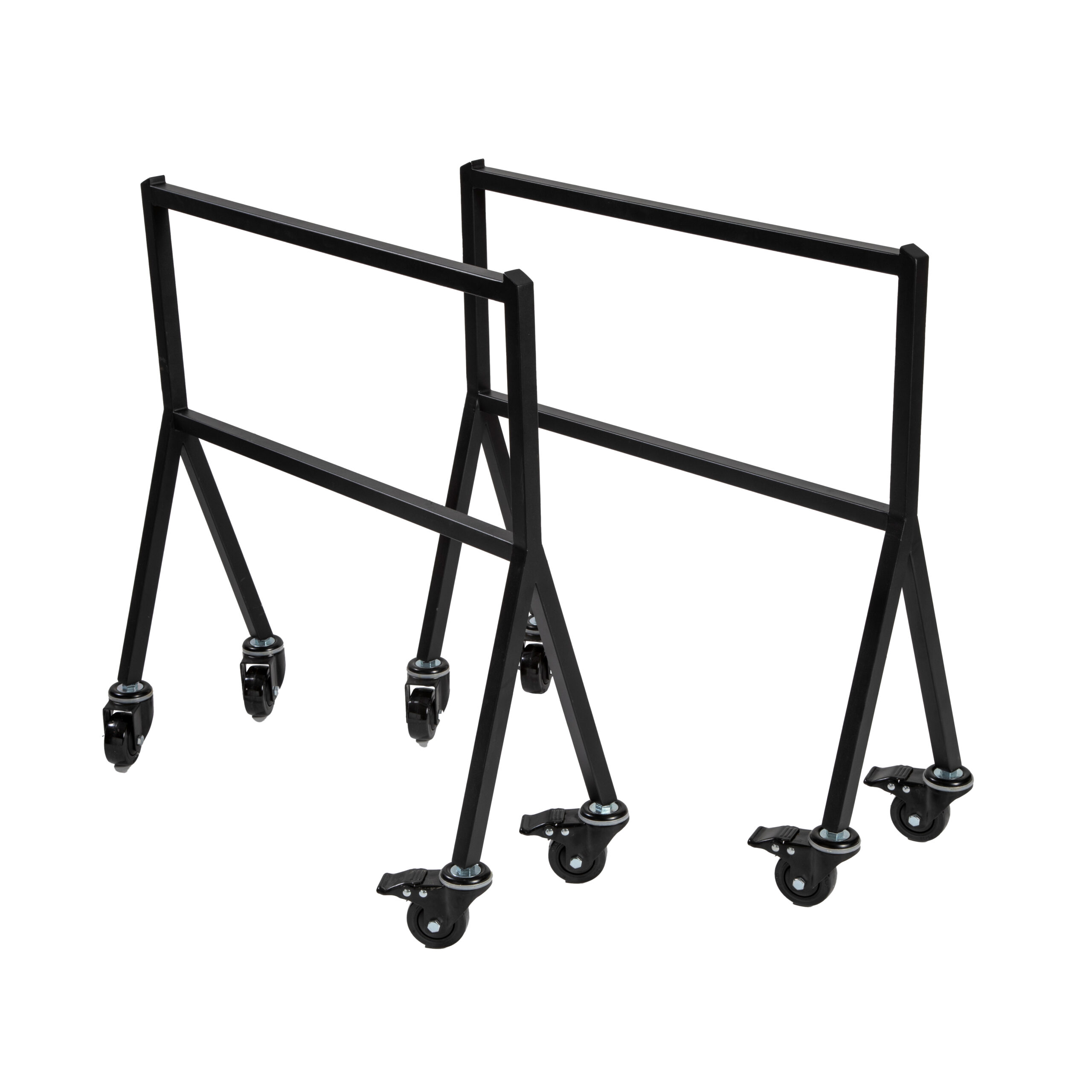 rosseto-modulite-mt-bklegw-tischbein-set-schwarz-mit-rollen image 1