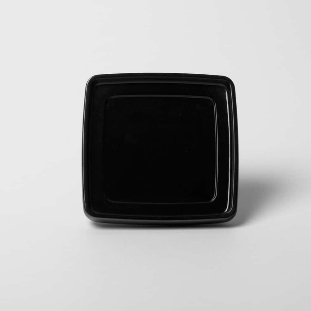 primeware-quality-melamine-deckel-eckig-schwarz-10-cm image 1