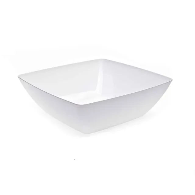 primeware-quality-melamine-schale-eckig-41cm-wei-xl-bruchsicher image 1