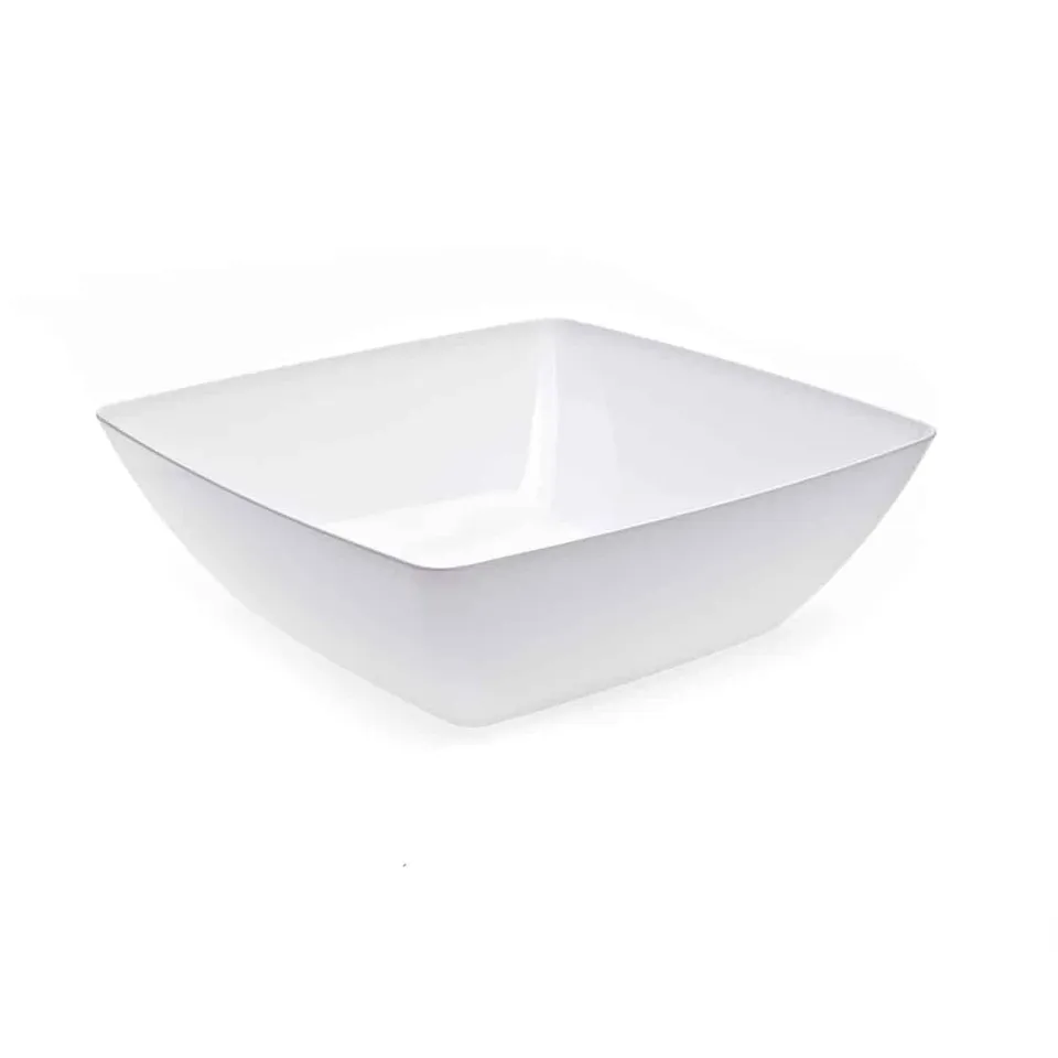 primeware-quality-melamine-schale-eckig-41cm-wei-xl-bruchsicher image 1