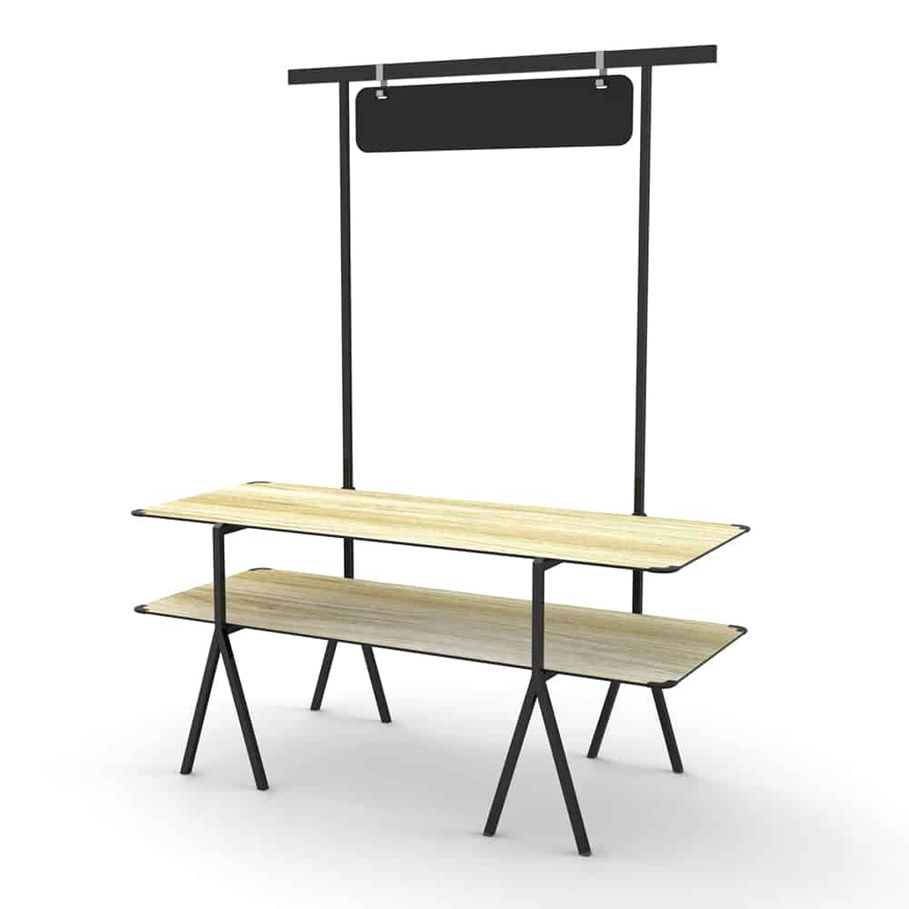 rosseto-modulite-mt-2002nwb-buffet-set-holz-2-stufig image 1