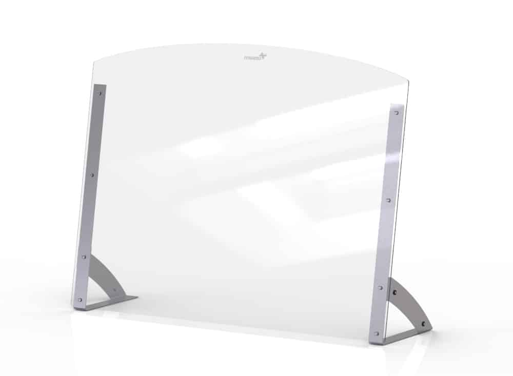 rosseto-safety-ag202-shield-serve-spuckschutz-48-zoll-klar image 1