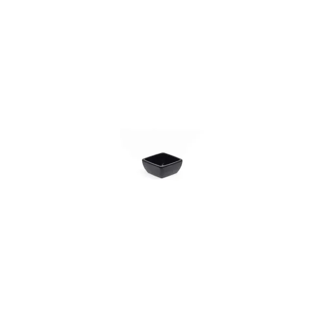 primeware-quality-melamine-schale-eckig-schwarz-6cm-mini image 1