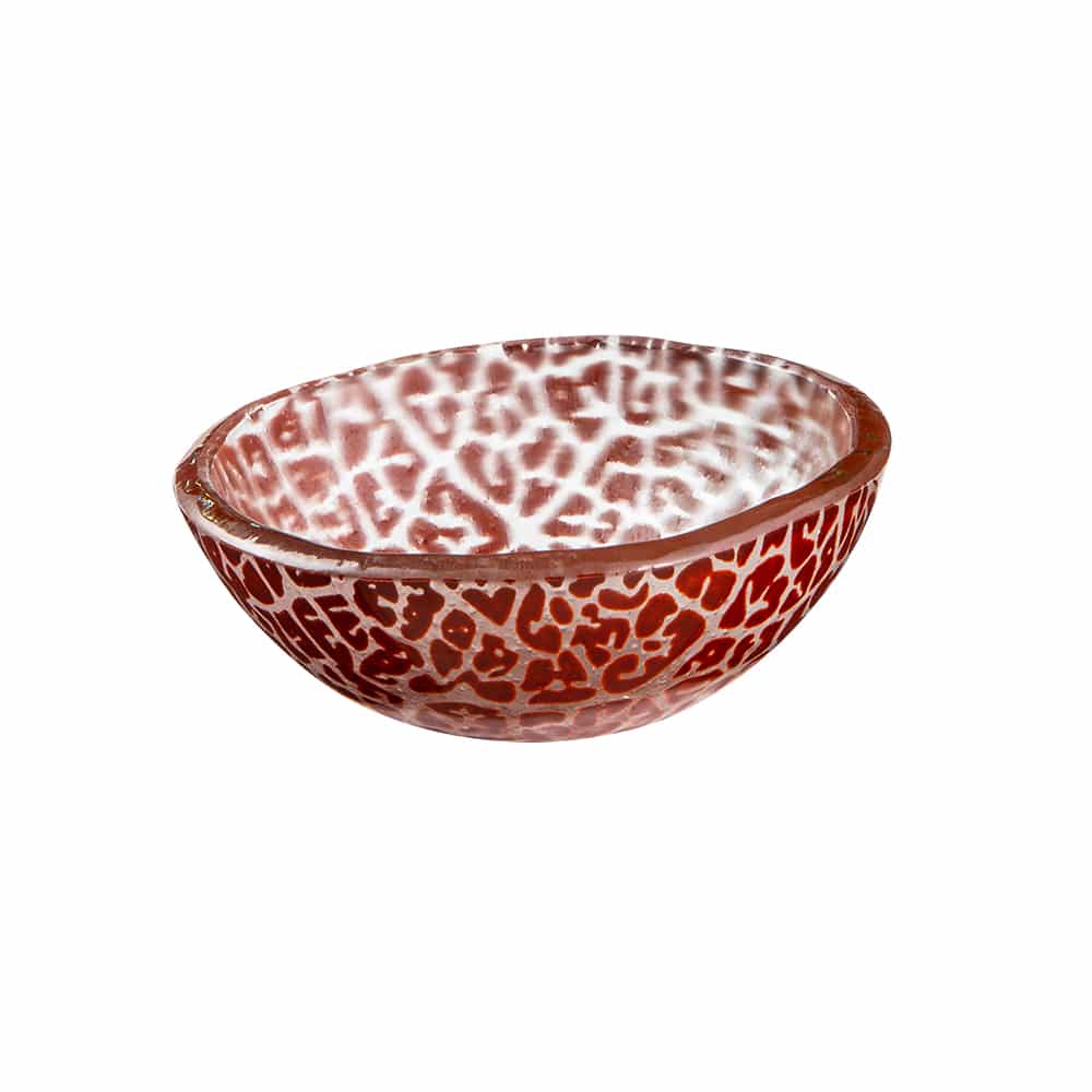 rosseto-kalderon-foglia-gls056c-glasschale-cognac-12er-set image 1