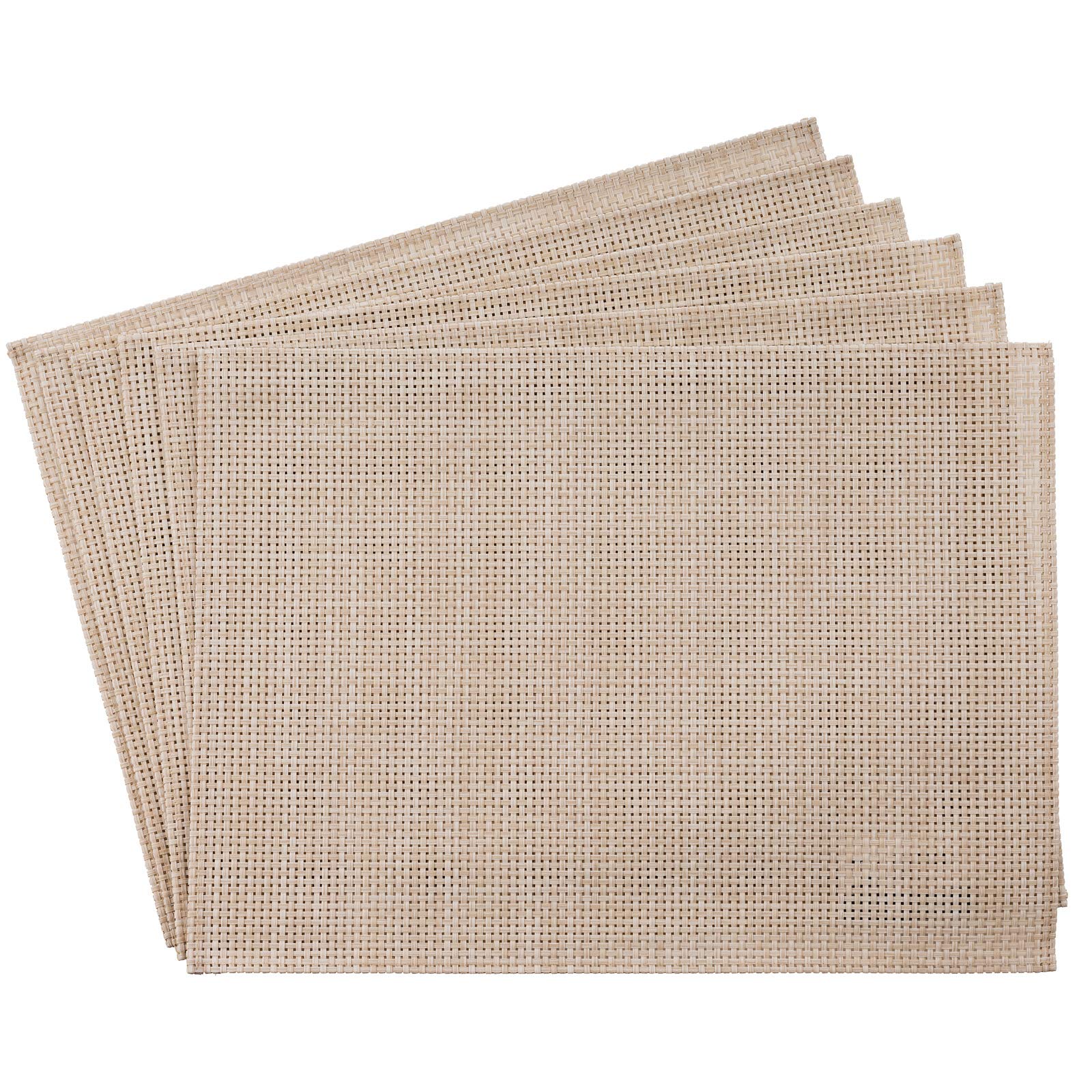 aps-table-60014-platzdeckchen-tischset-beige-6er-45x33-cm image 3