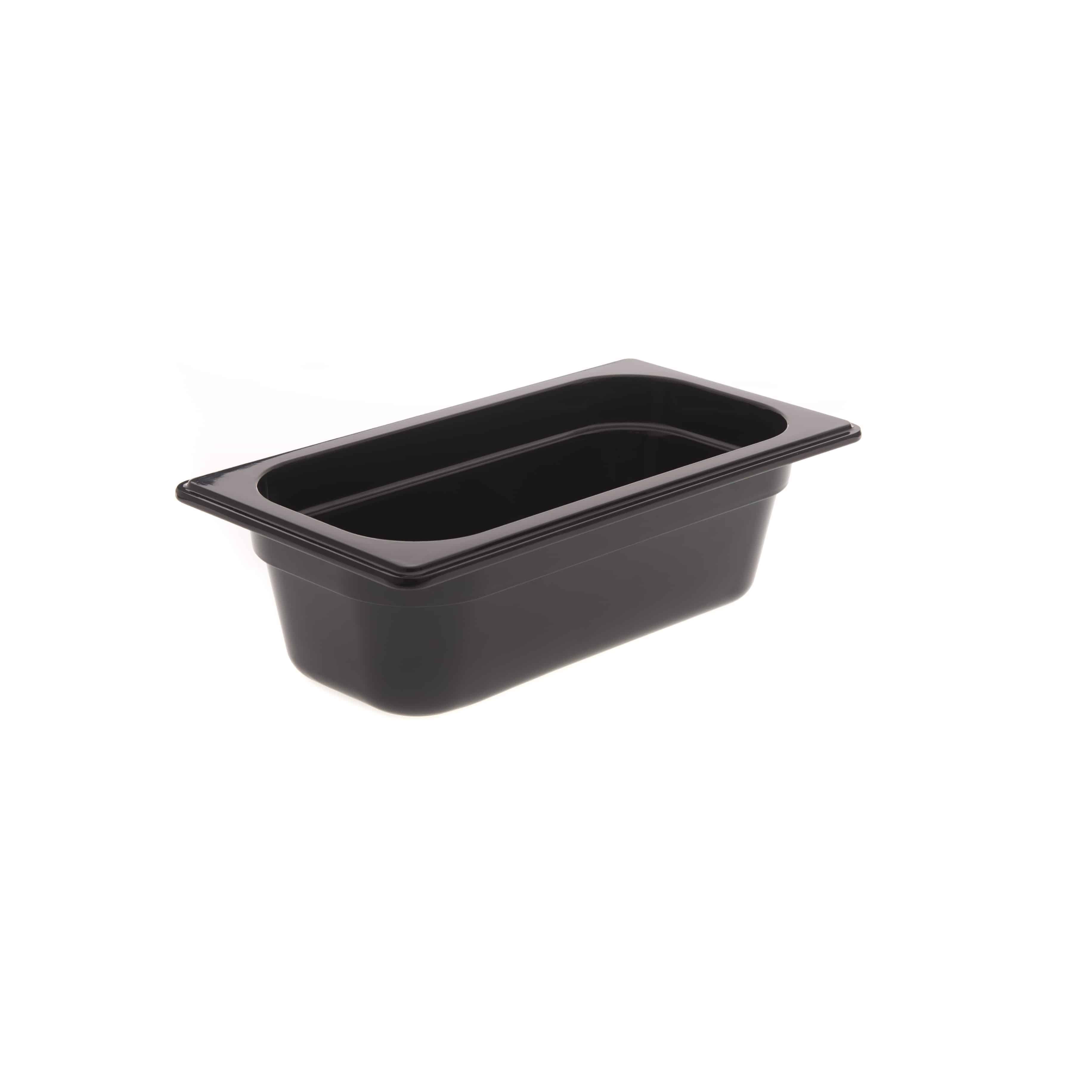 primeware-quality-melamine-gn-1-3-beh-lter-schwarz-100mm image 1
