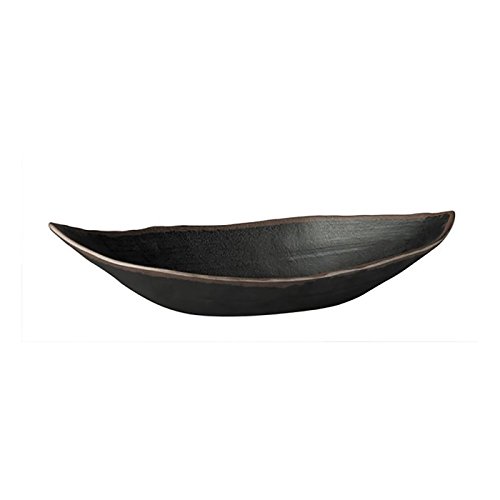 aps-marone-blattschale-melamin-36x19-cm-schwarz image 2