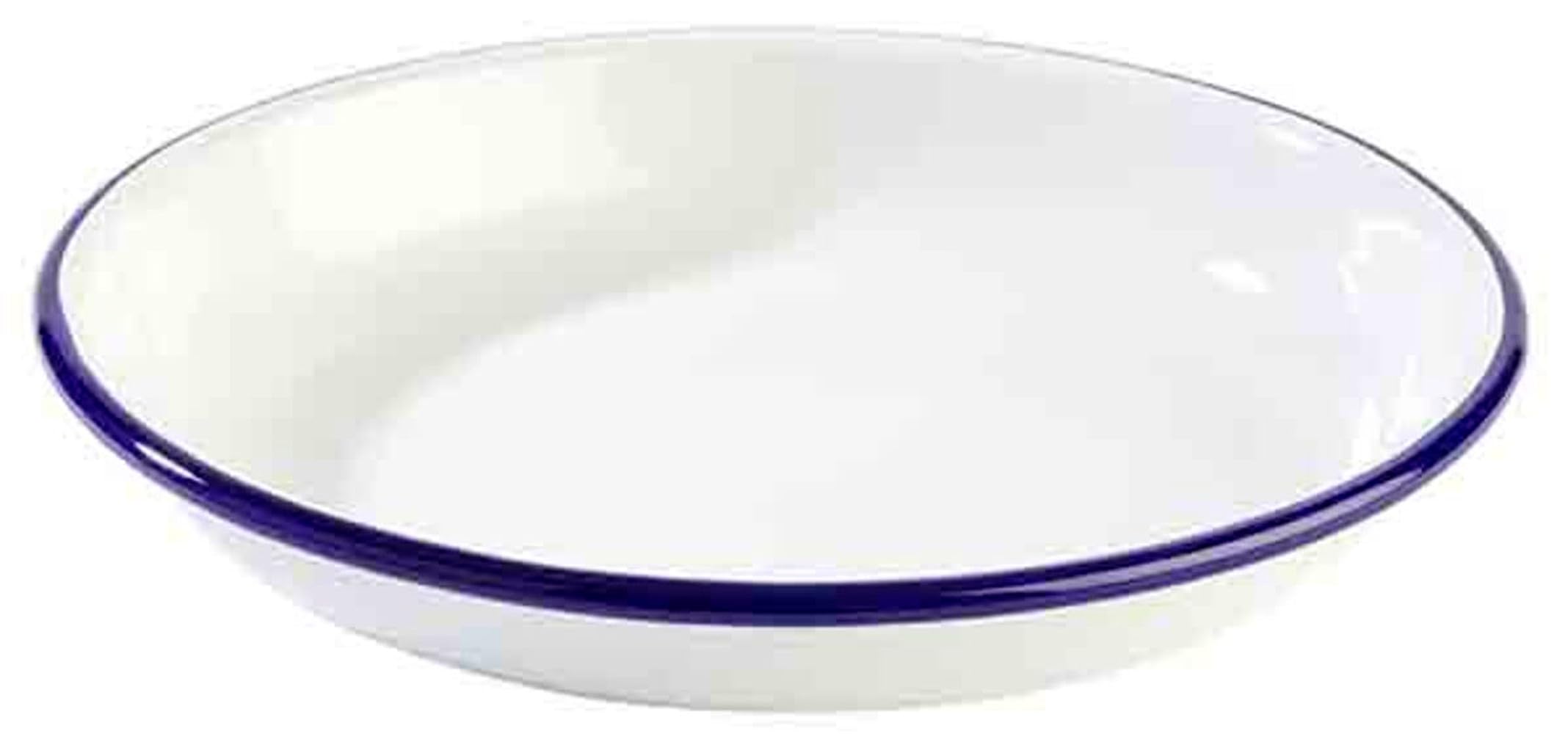 aps-pure-40661-suppenteller-emaille-wei-blau-18-cm image 1