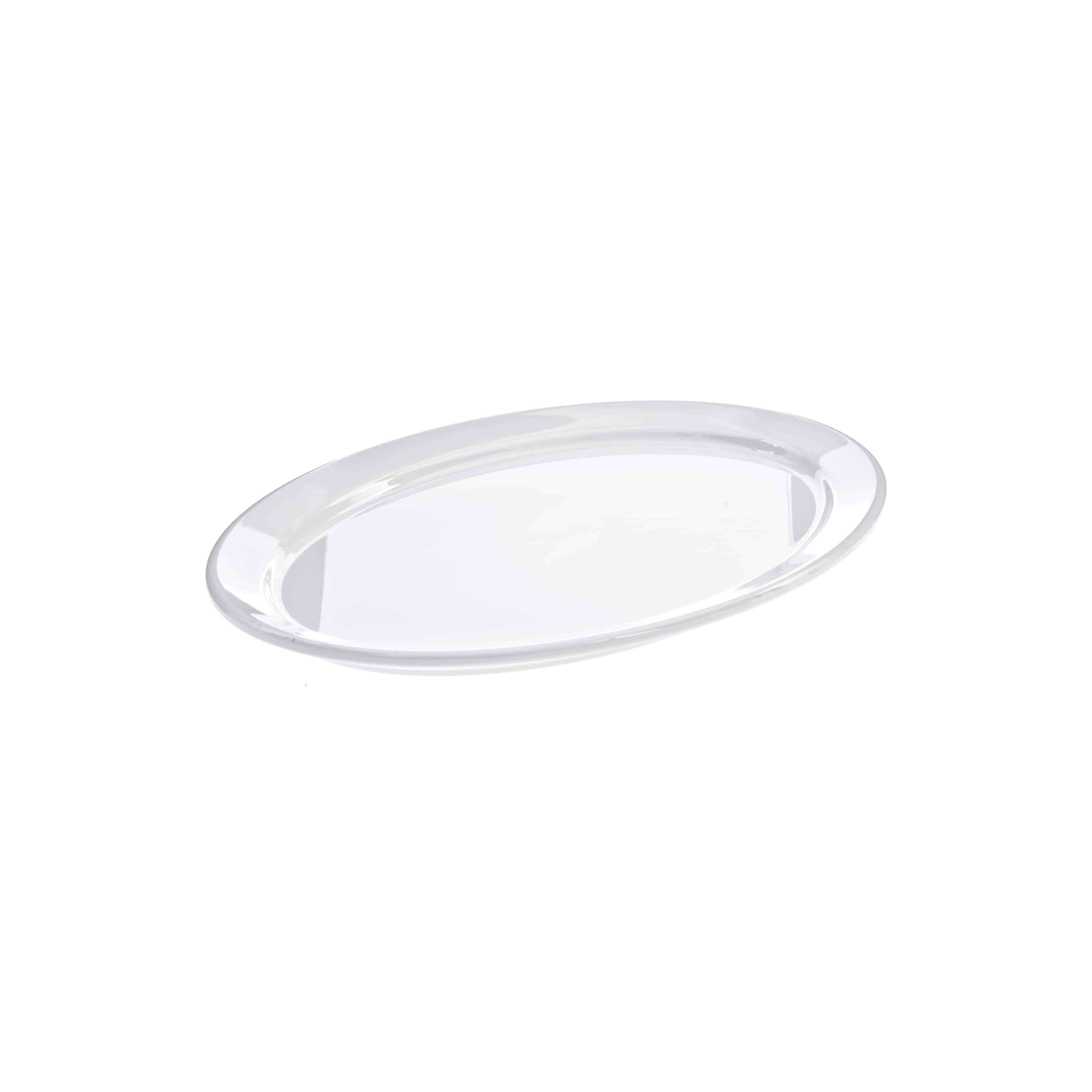 primeware-quality-melamine-platte-oval-weiss-38-cm-gross image 1