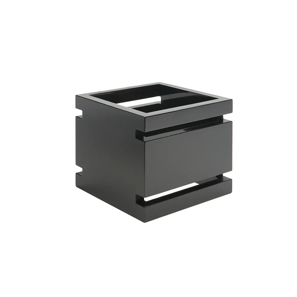 rosseto-skycap-sw103-riser-bambus-schwarz-6-zoll-eckig image 1