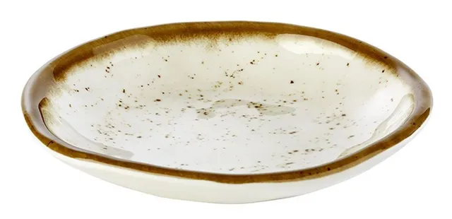 aps-stone-art-84509-tiefteller-melamin-creme-braun-15-5-cm image 1