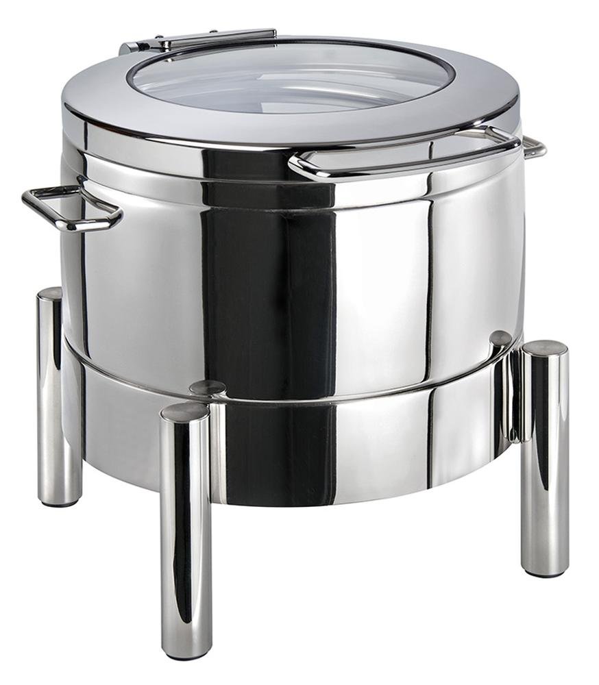 aps-premium-12354-chafing-dish-rund-10l-edelstahl-glasdeckel image 1