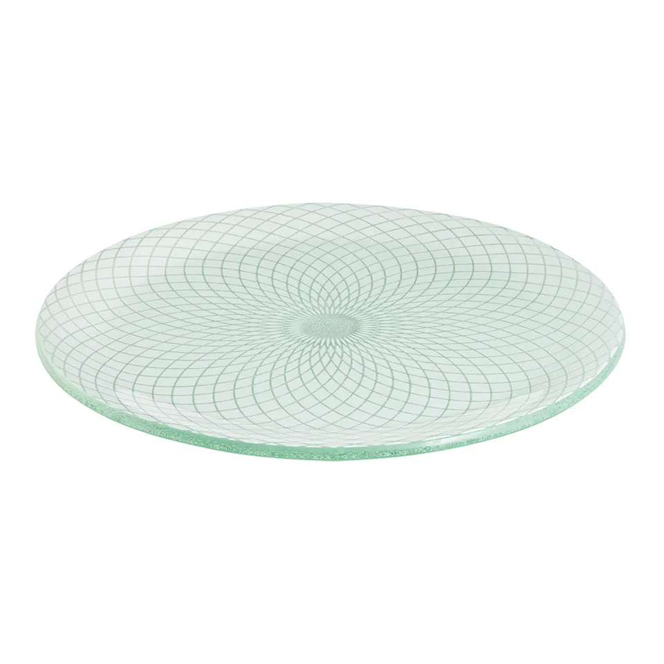 rosseto-kalderon-gls037w-glas-platte-rund-wei-2er-set image 1