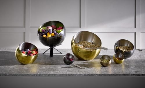 aps-sphere-schale-edelstahl-gunmetal-24-cm-2-liter image 6